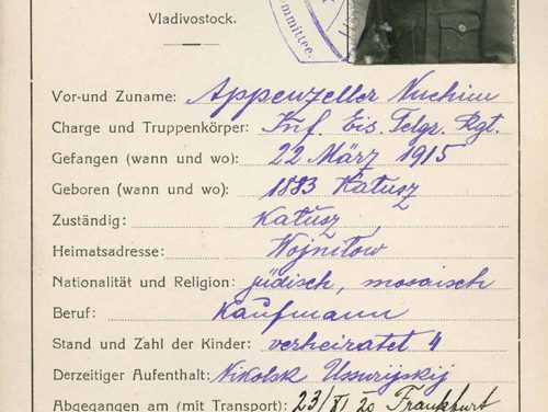 World War I Prisoner of War Cards Available