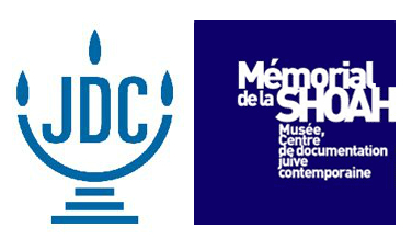 JDC and Memorial de la Shoah logos
