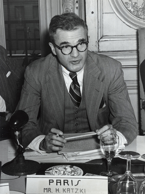 Herbert Katzki in Paris, 1950s.